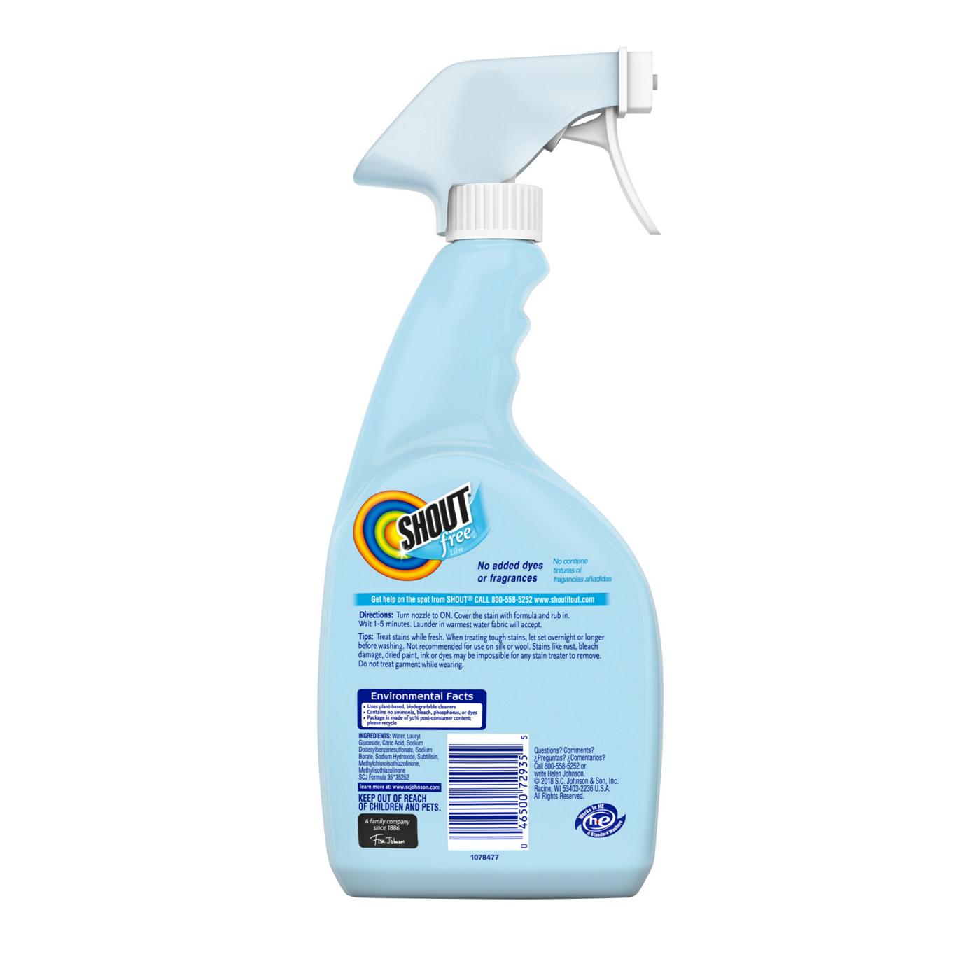 Shout Dye & Fragrance Free Laundry Stain Remover; image 6 of 10