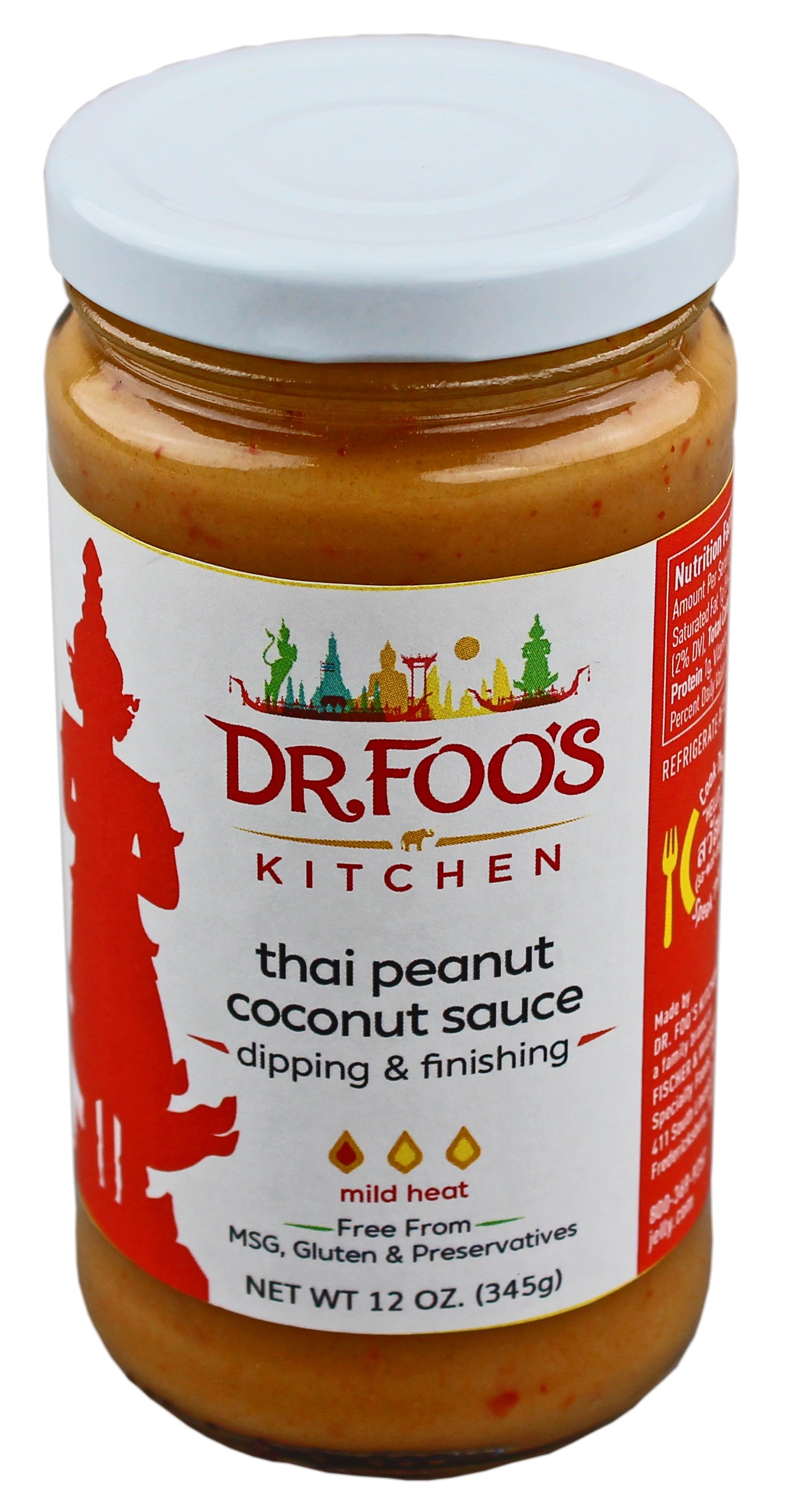 Dr Foo S Kitchen Thai Peanut Coconut Sauce Shop Specialty Sauces At H E B