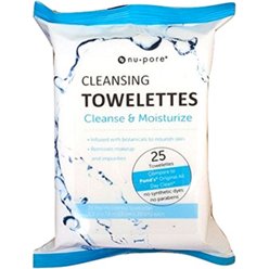 Nu Pore Cleanse & Moisturize Make-Up Remover Towelettes, 25 ct