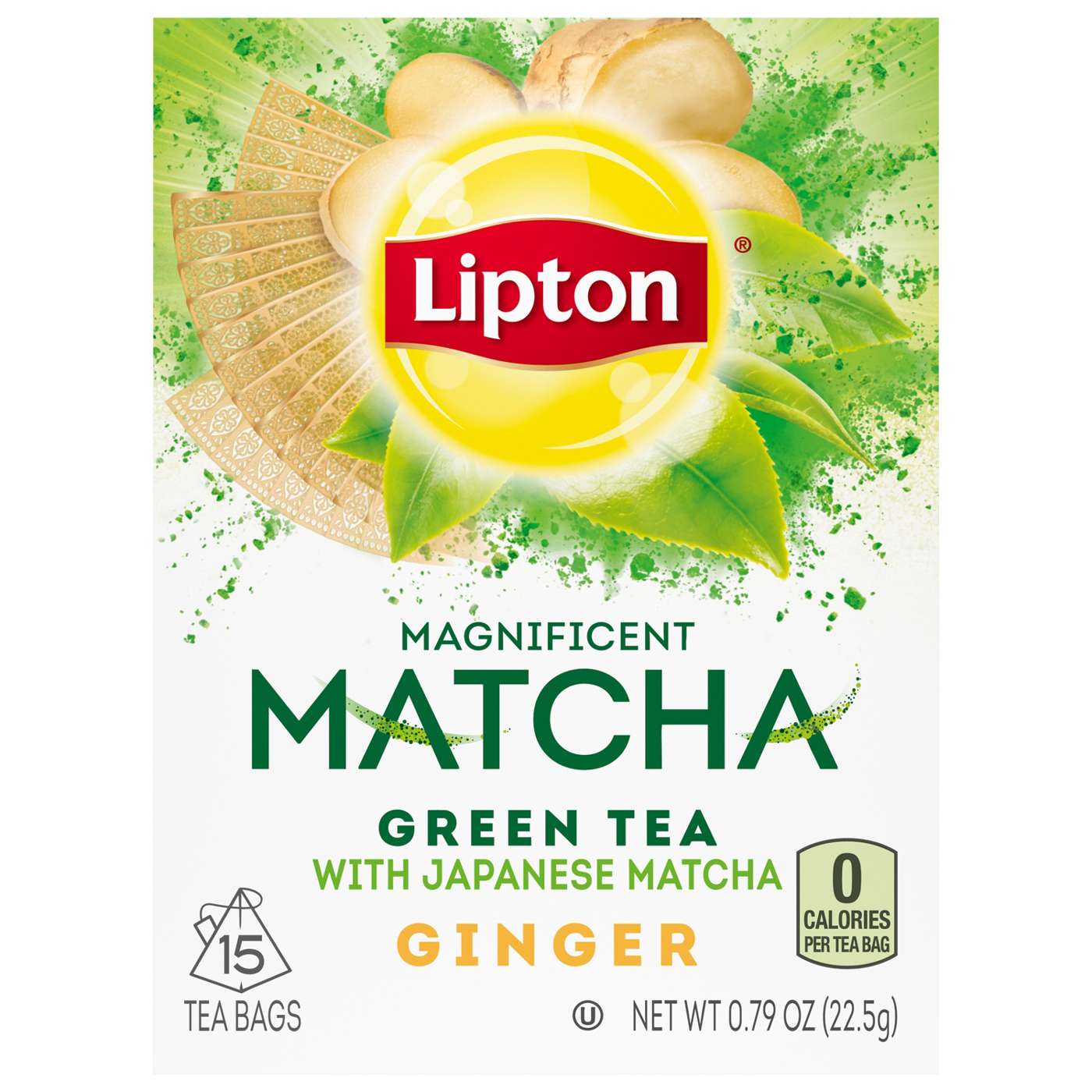 Lipton Green Tea Magnificent Matcha with Ginger; image 1 of 2