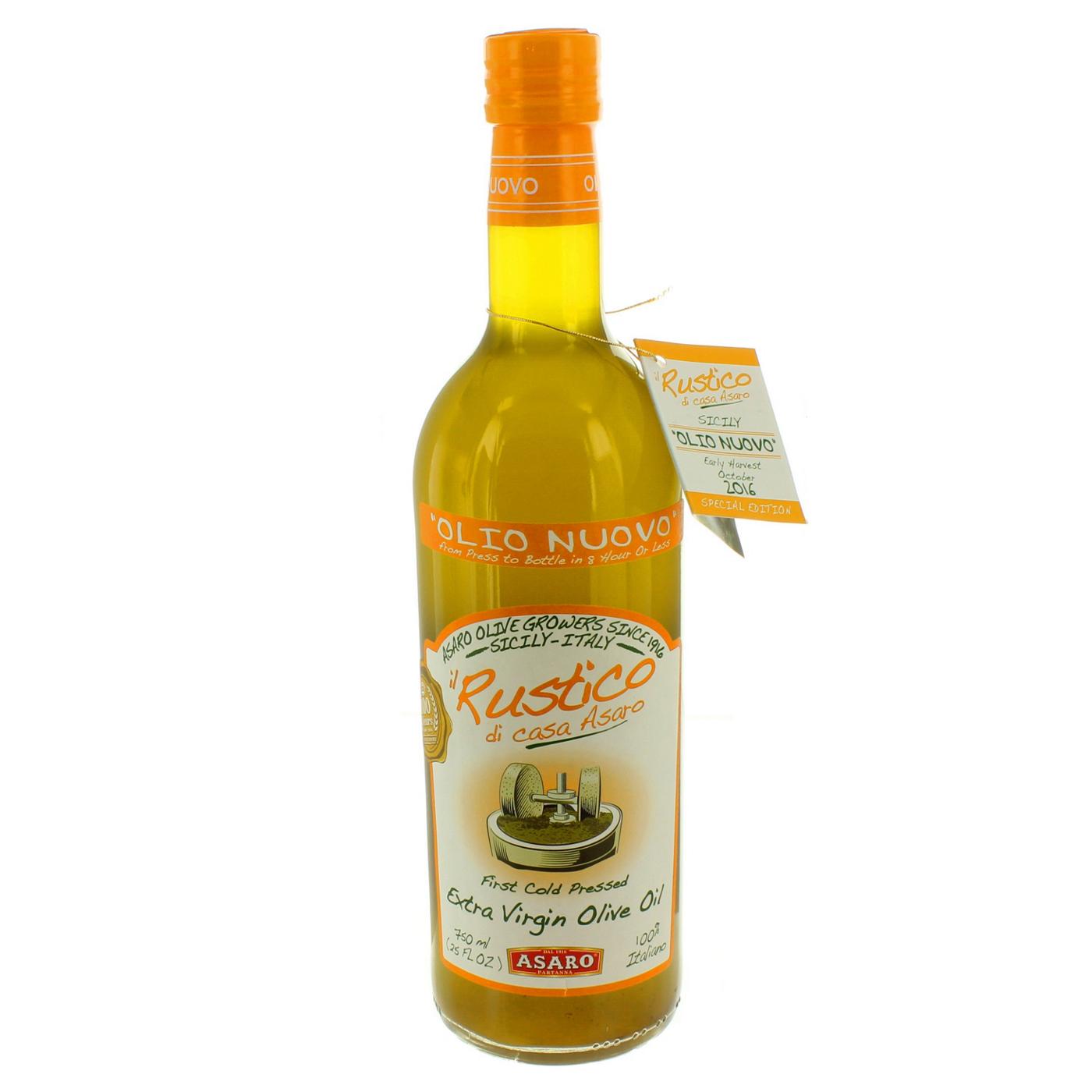 Rustico di Casa Asaro Olio Nuovo Extra Virgin Olive Oil; image 1 of 2