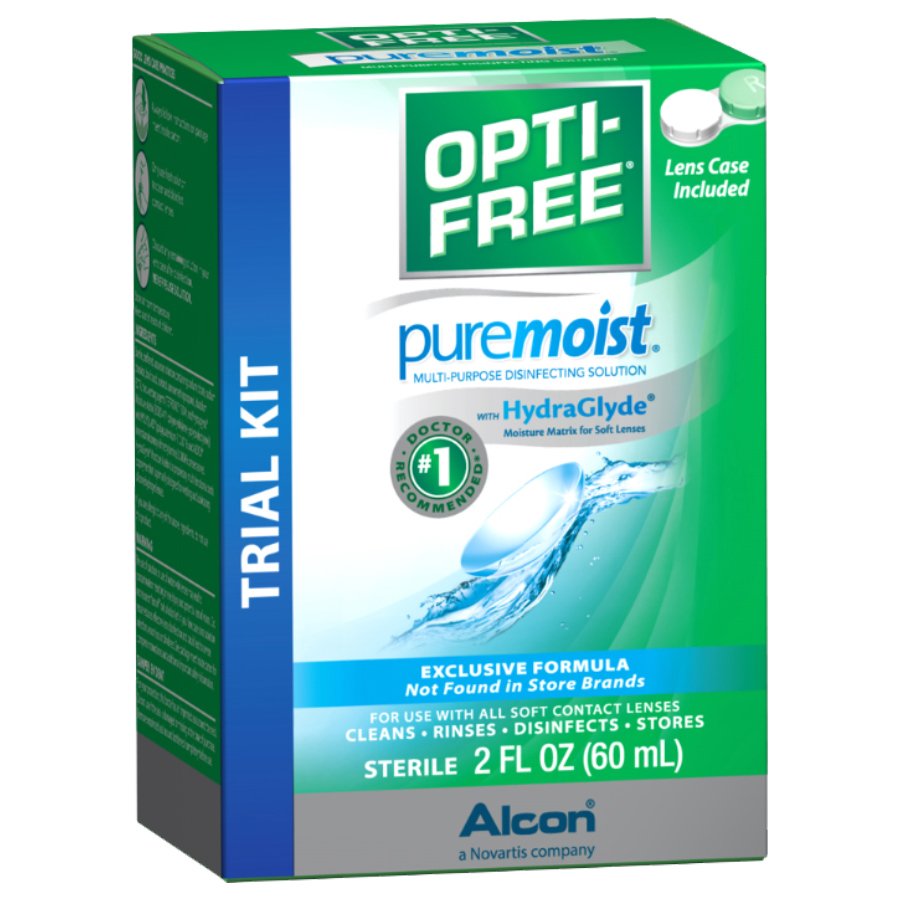 OPTIFREE Puremoist MultiPurpose Disinfecting Solution Trial Kit