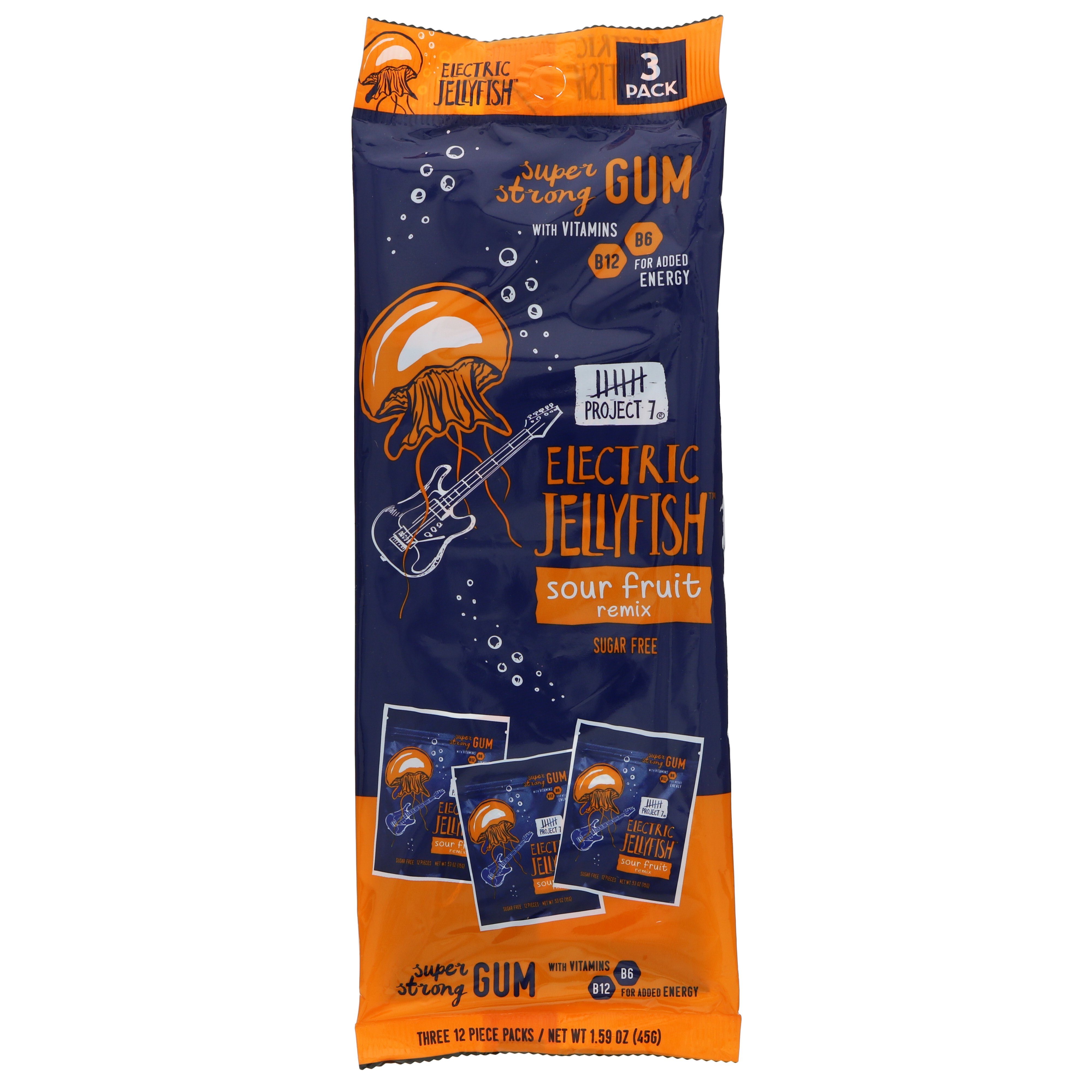 Project 7 Midnight Electric Jellyfish Gum Shop Gum & Mints at HEB
