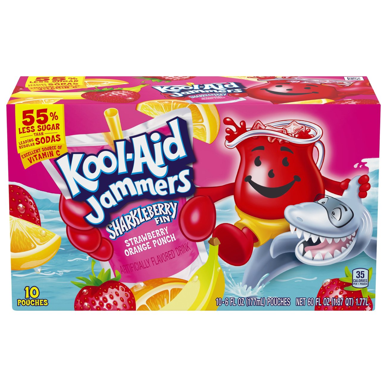 Kool-Aid Jammers Sharkleberry Fin Strawberry Orange Punch ...