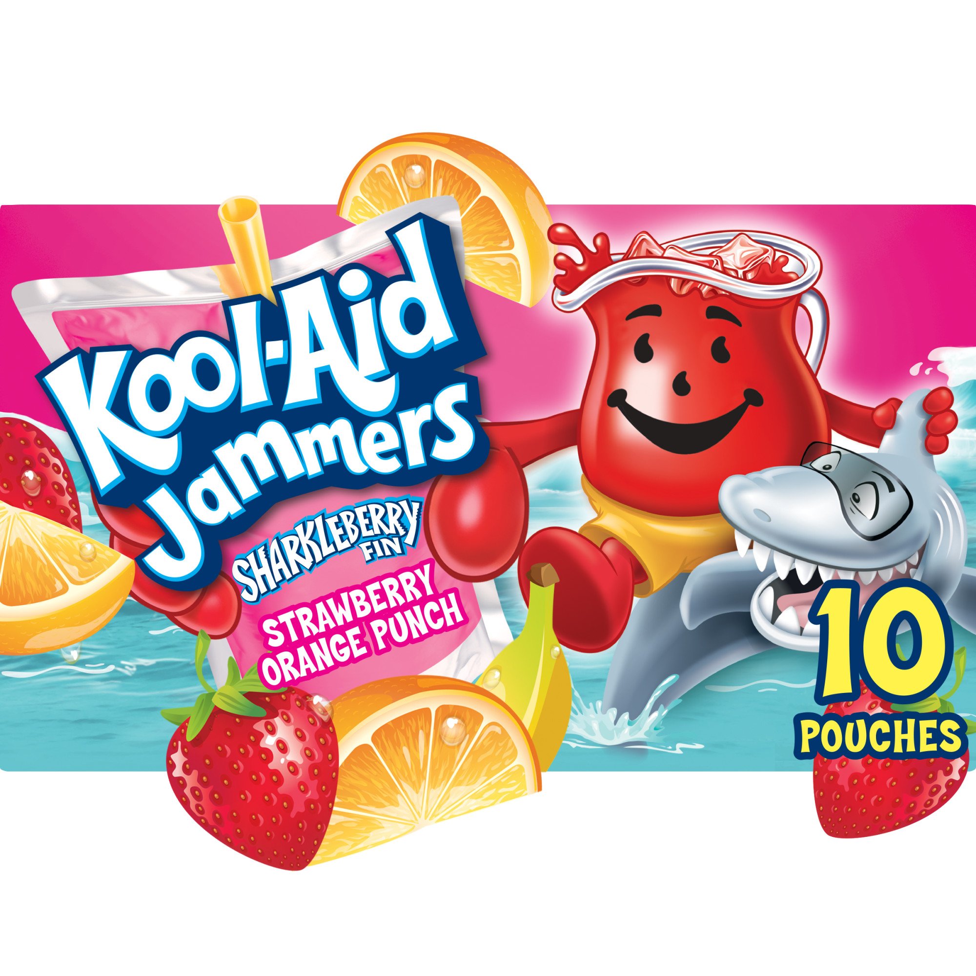 Kool-Aid Jammers Blue Raspberry Flavored Drink 6 oz Pouches - Shop