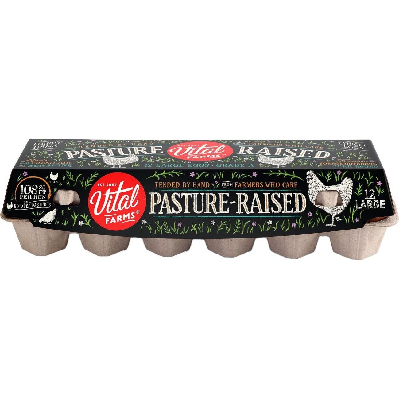 Vital Farms Grade A Pasture Raised Large Eggs Shop Eggs & egg
