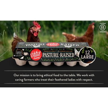 Vital Farms Pasture Raised  Large Eggs, 12 ct