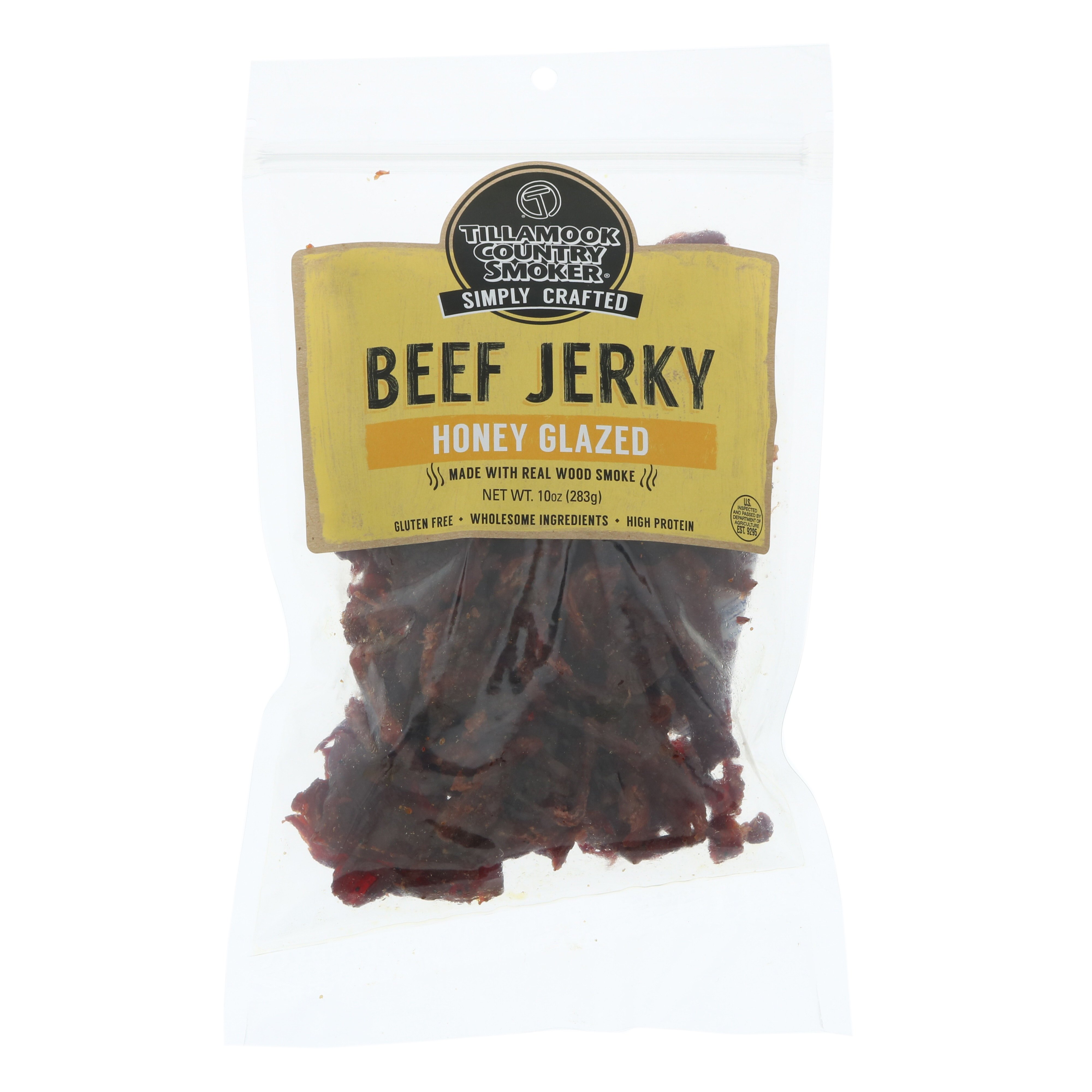 Tillamook Country Smoker Honey Glazed Beef Jerky Shop Jerky at HEB