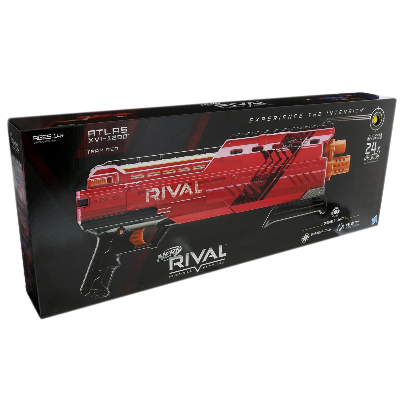 トイガン NERF RIVAL XVI-1200 Nerf Rival Atlas XVI-1200 Blaster (Red) - Walmart.com