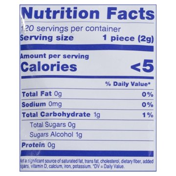 Mentos Fresh Mint Sugar Free Gum - Value Pack, 120 pc