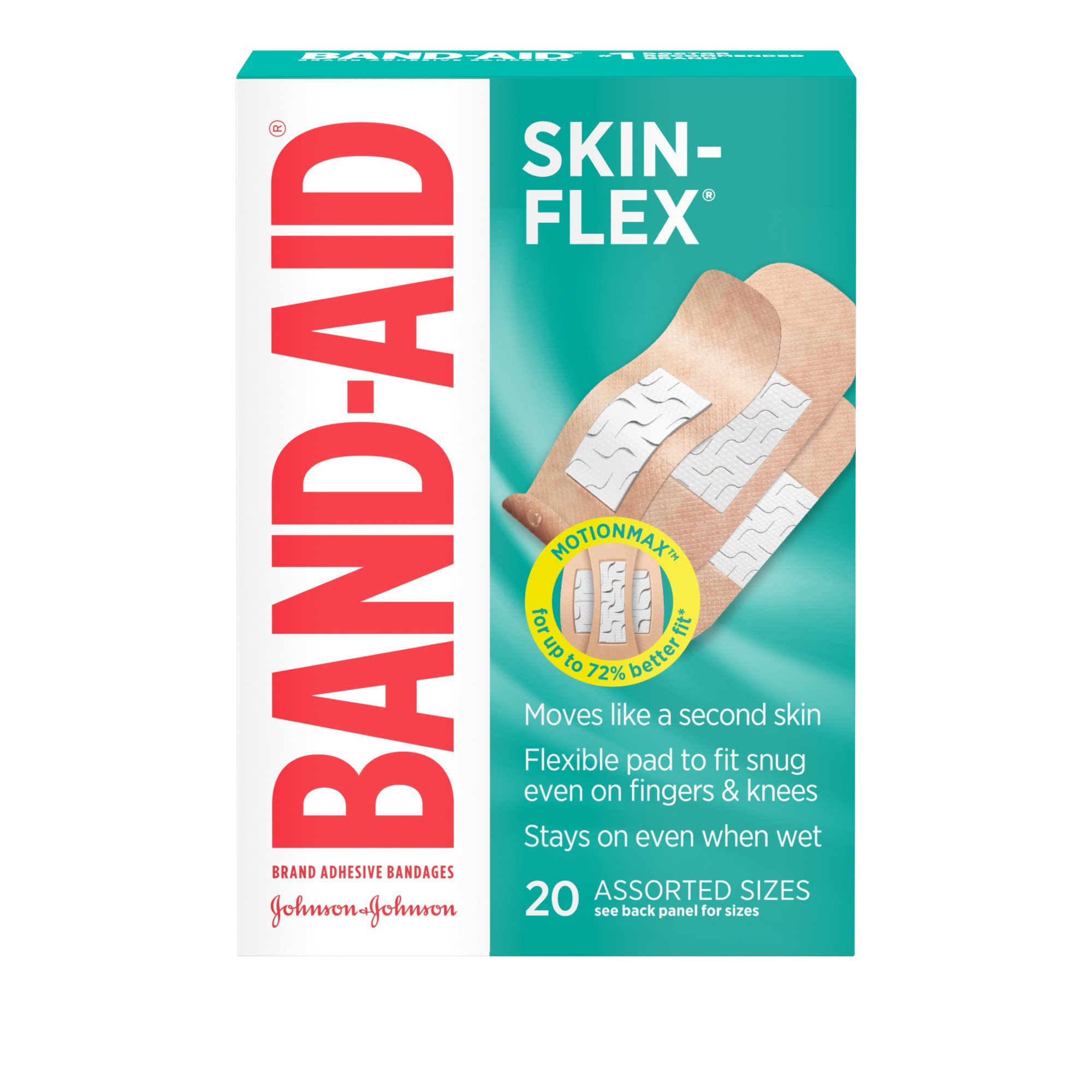 BandAid Brand Adhesive Bandages SkinFlex Assorted Sizes Shop