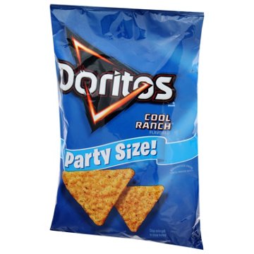 Doritos Cool Ranch Tortilla Chips - Party Size, 14.5 oz