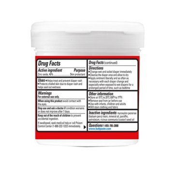 Boudreaux's Butt Paste Maximum Strength Diaper Rash Cream Ointment