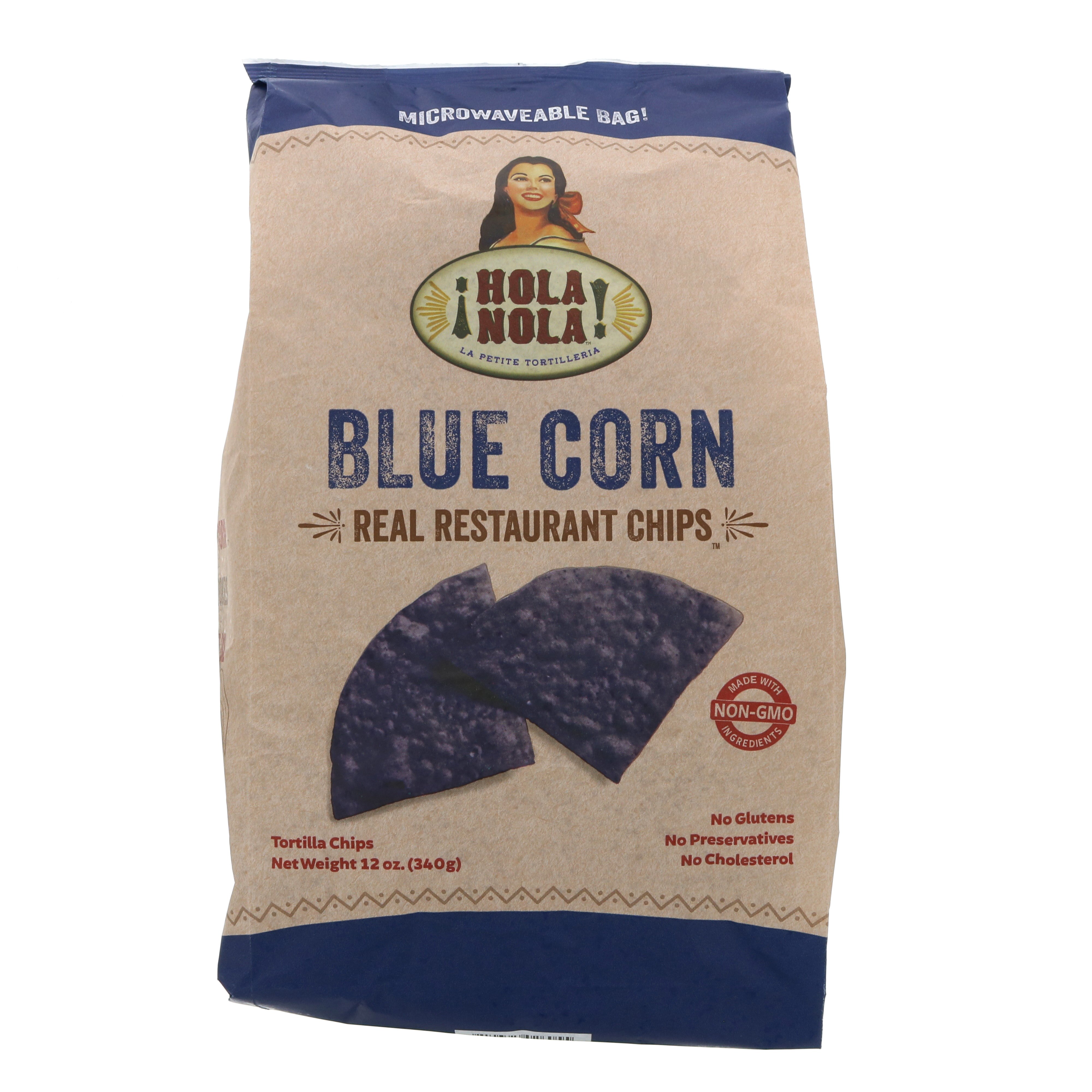Hola Nola Blue Corn Tortilla Chips Shop Chips at HEB