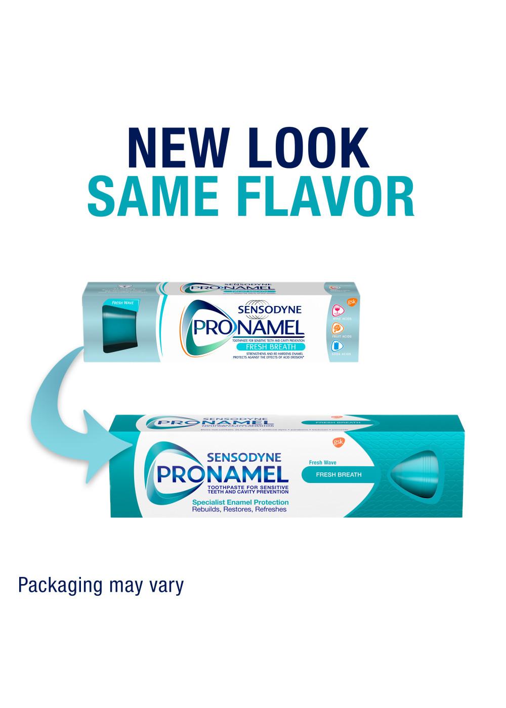 Sensodyne Pronamel Fresh Breath Toothpaste - Fresh Wave, 2 Pk; image 7 of 9