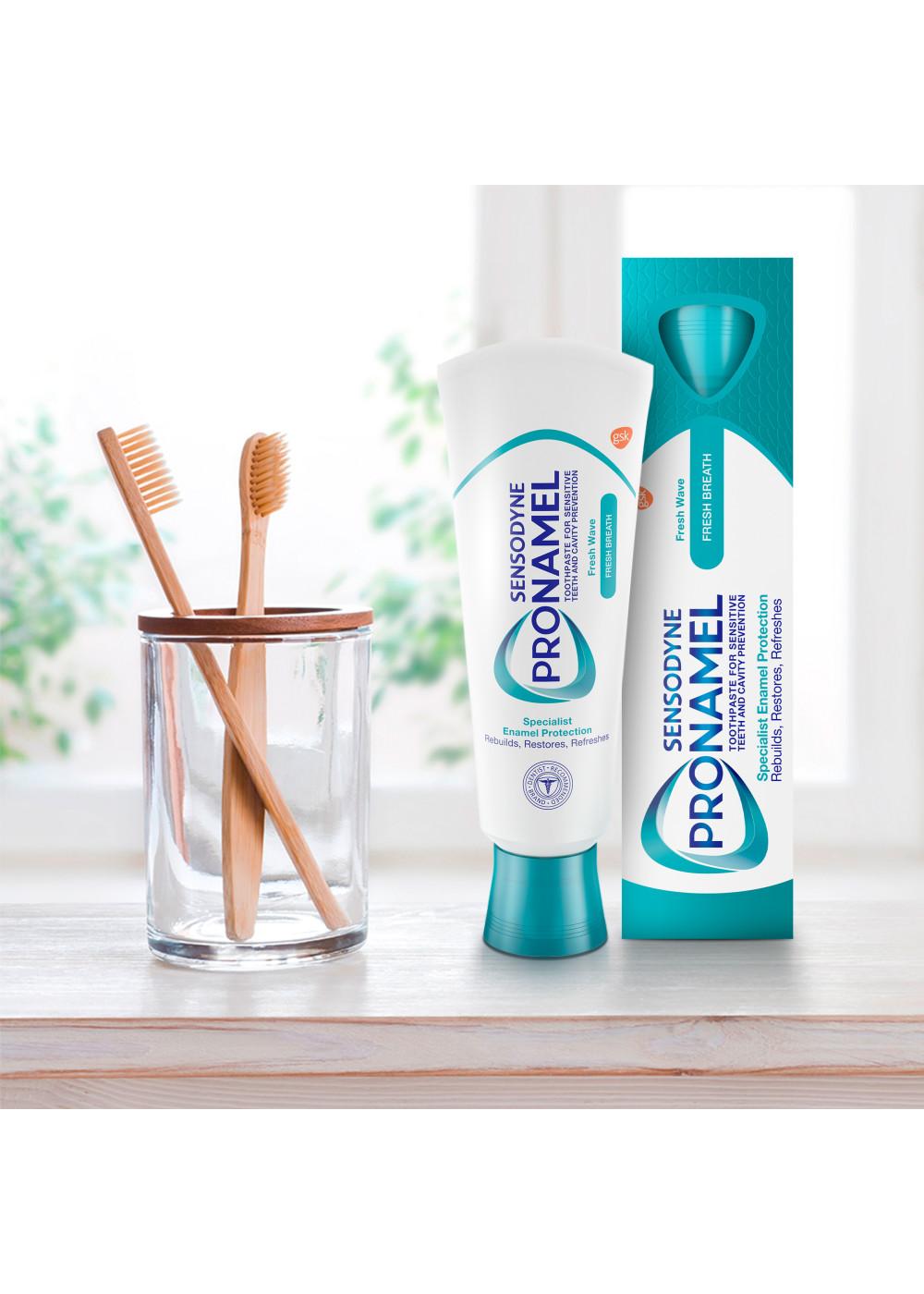 Sensodyne Pronamel Fresh Breath Toothpaste - Fresh Wave, 2 Pk; image 8 of 9