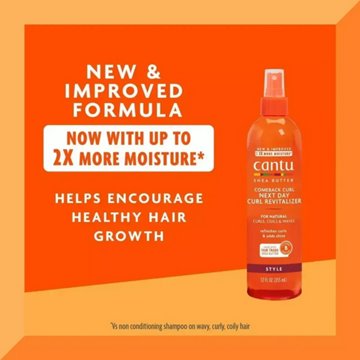Cantu Shea Butter Natural Hair Comeback Curl Revitalizer, 12 oz