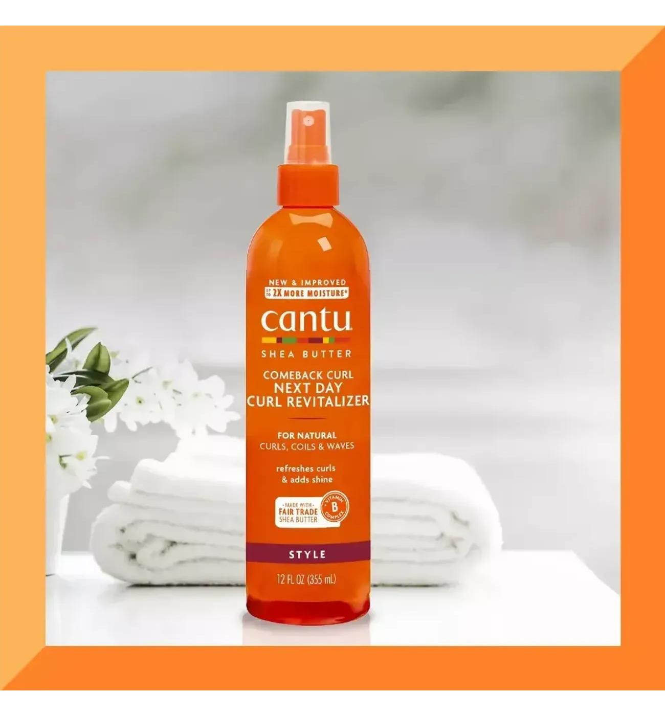 Cantu Shea Butter Comeback Curl Next Day Curl Revitalizer 12OZ; image 4 of 6