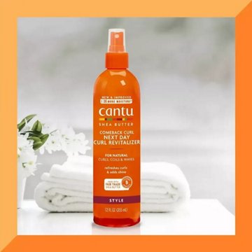 Cantu Shea Butter Natural Hair Comeback Curl Revitalizer, 12 oz