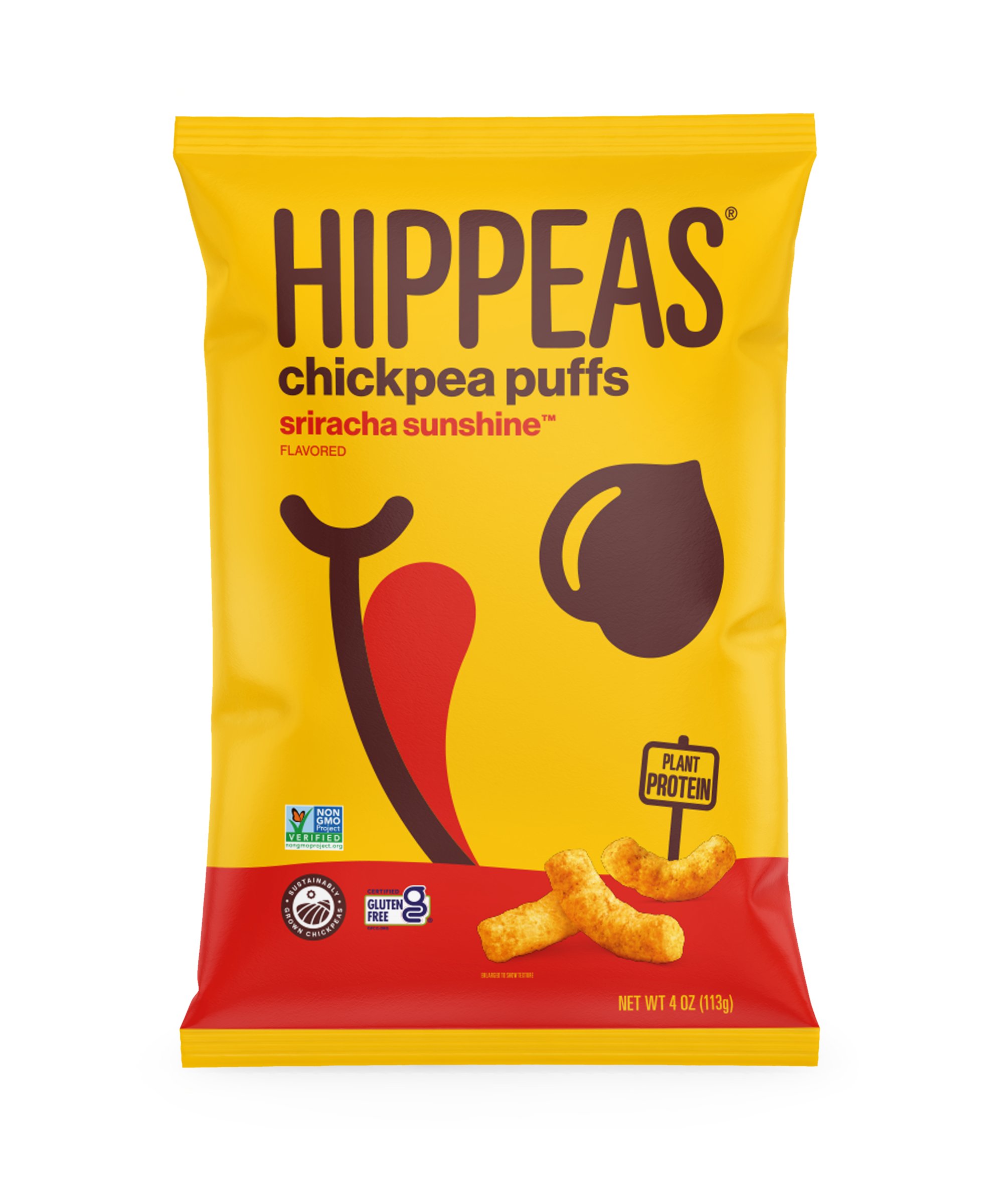Hippeas Sriracha Sunshine Organic Chickpea Puffs Shop Chips at HEB