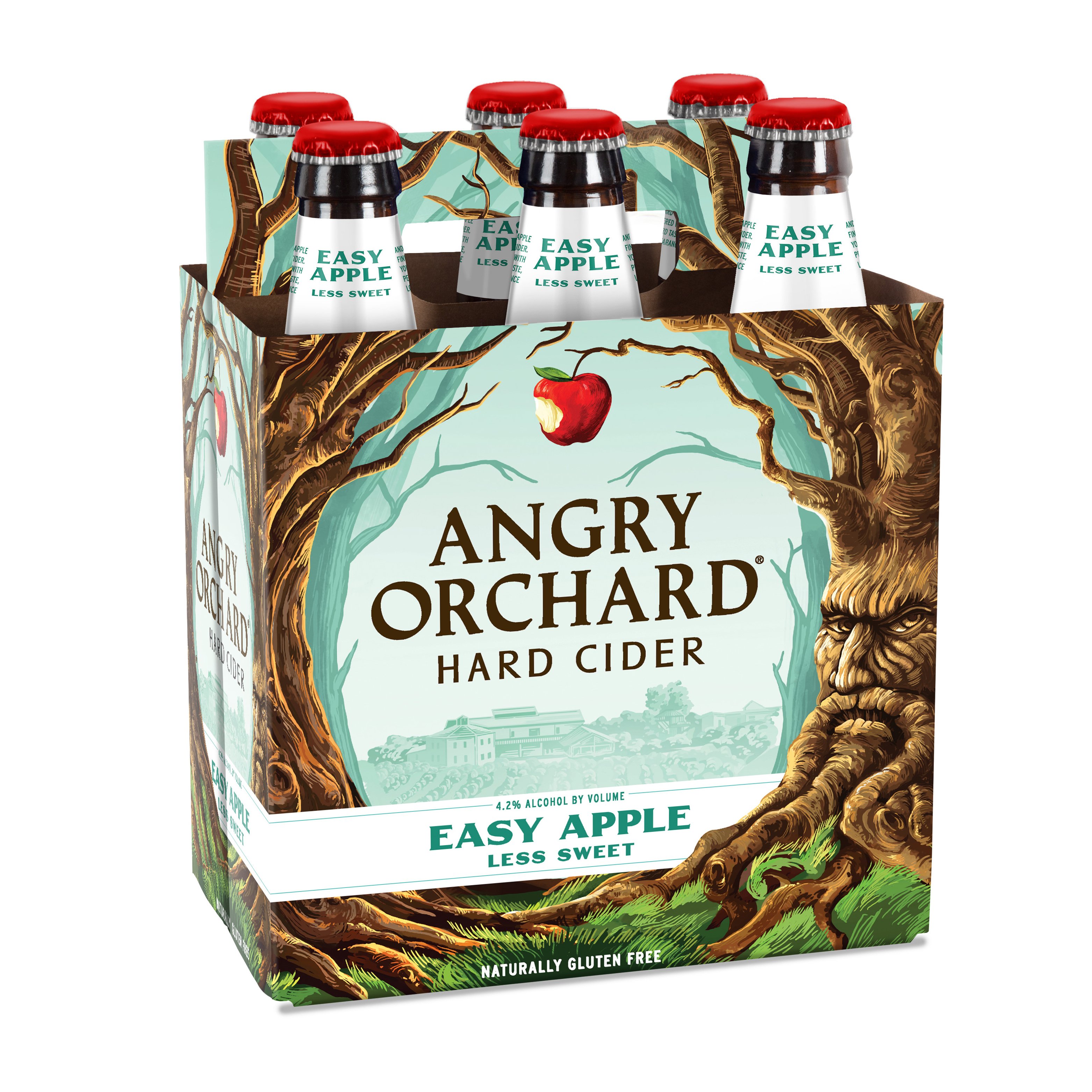 Angry Orchard Hard Cider Easy Apple 12 oz Bottles - Shop Hard Cider at