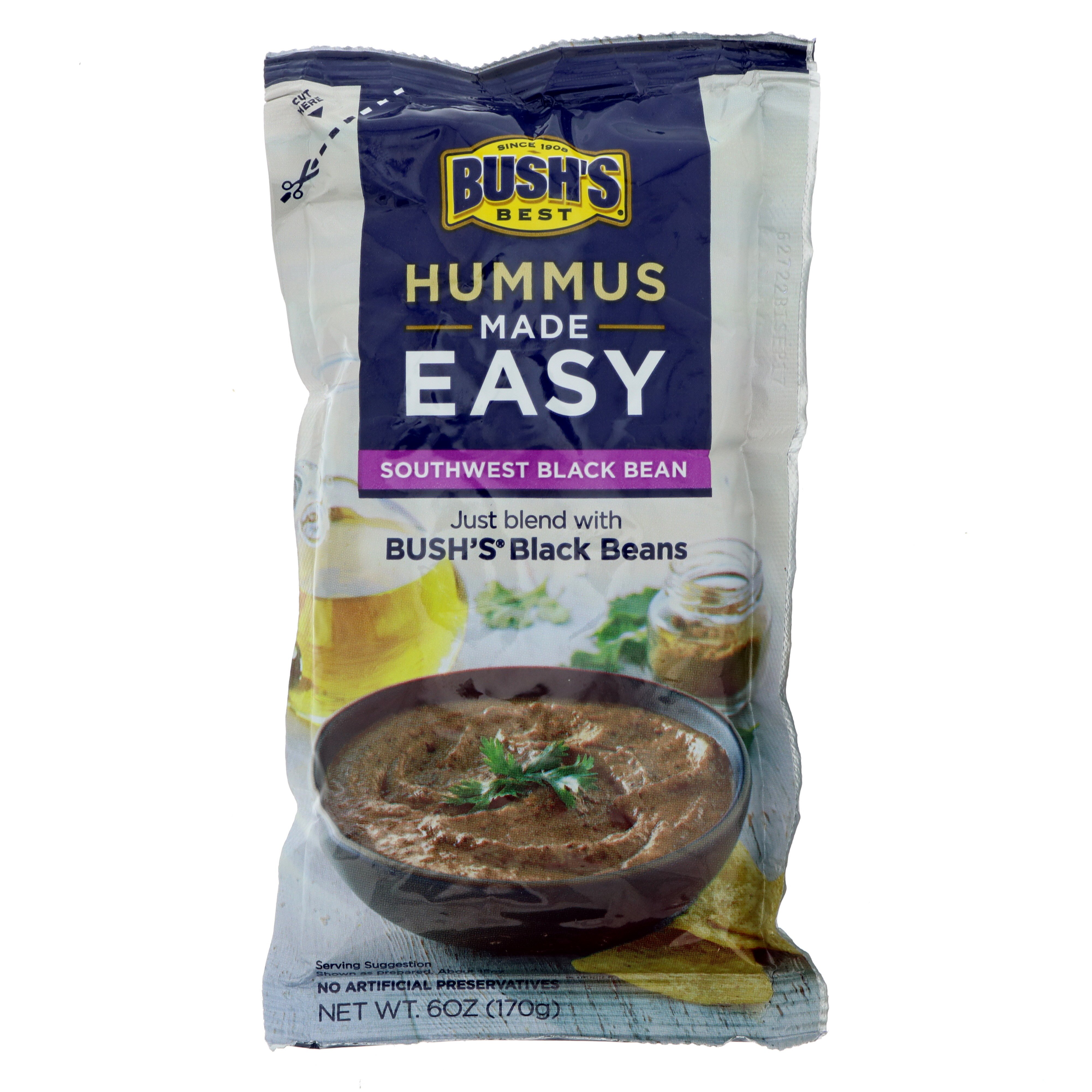 Bush's Best Hummus Made Easy Southwest Black Bean Shop Salsa & Dip at