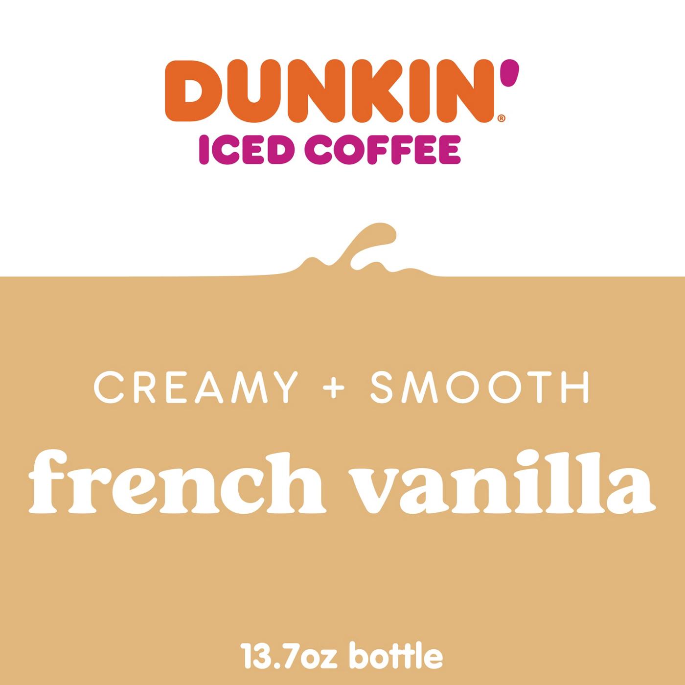 Dunkin' French Vanilla Iced Coffee Bottle; image 4 of 7