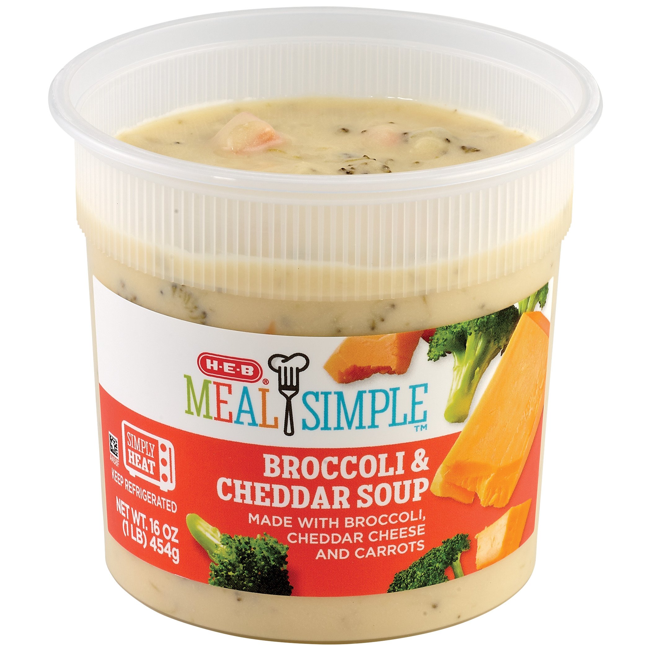 H-E-B Meal Simple Broccoli And Cheddar Soup - Shop Soup At H-E-B