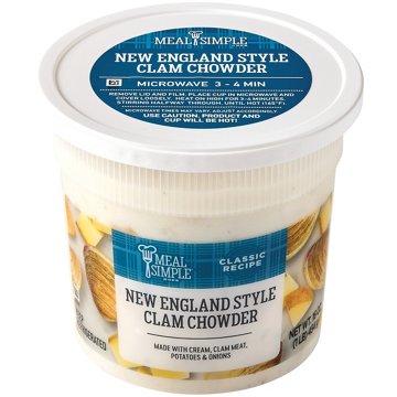 Meal Simple by H-E-B New England-Style Clam Chowder Soup, 16 oz