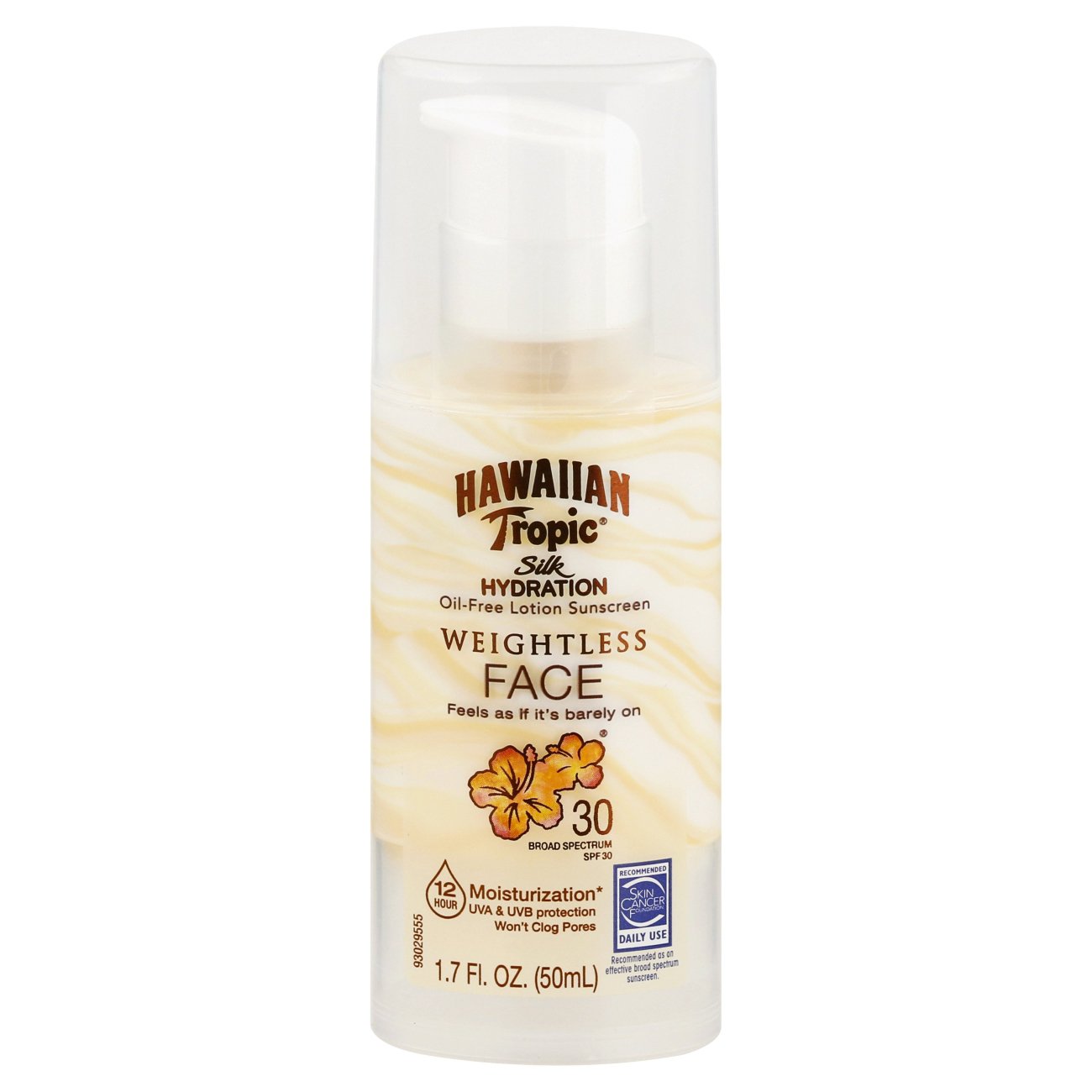 Hawaiian Tropic Silk Hydration Weightless Face SPF 30 Sunscreen Shop Sunscreen & Self Tanners