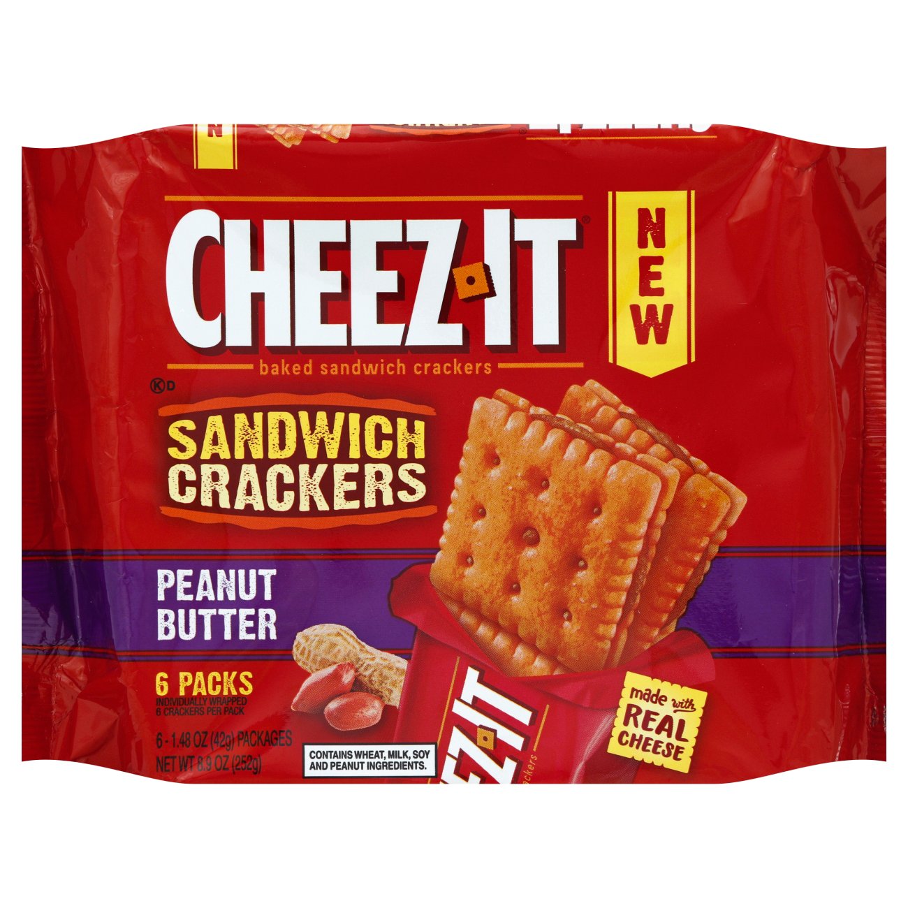 cheez its with peanut butter