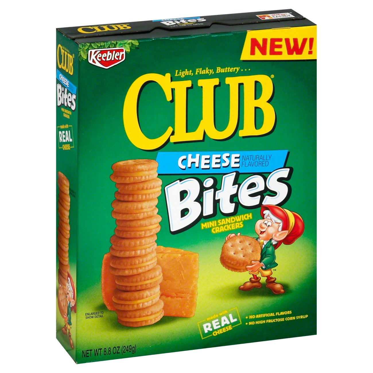 Keebler Club Sandwich Cracker Bites Cheese Shop Crackers