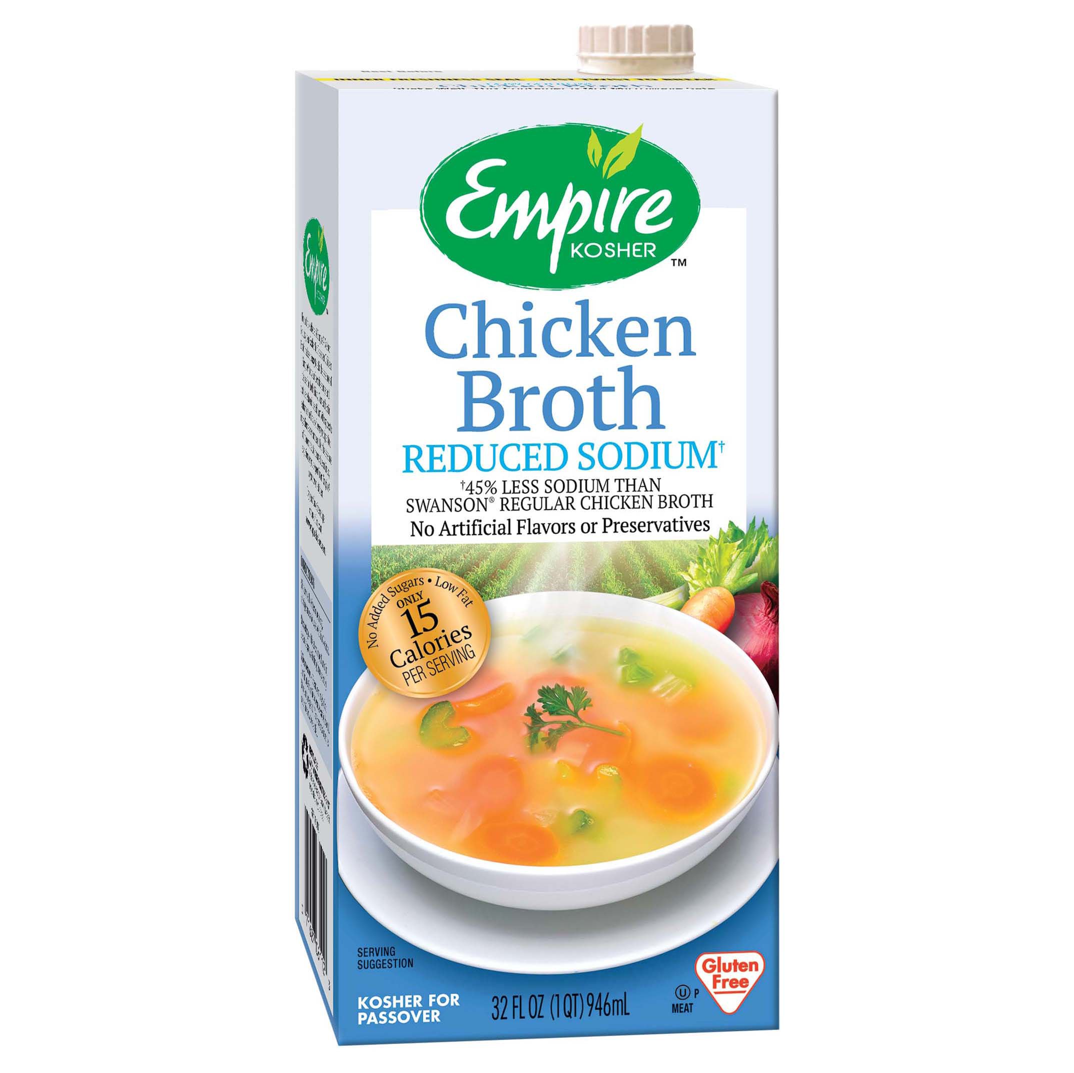 Swanson Gluten Free Low Sodium Chicken Broth - 32 fl oz