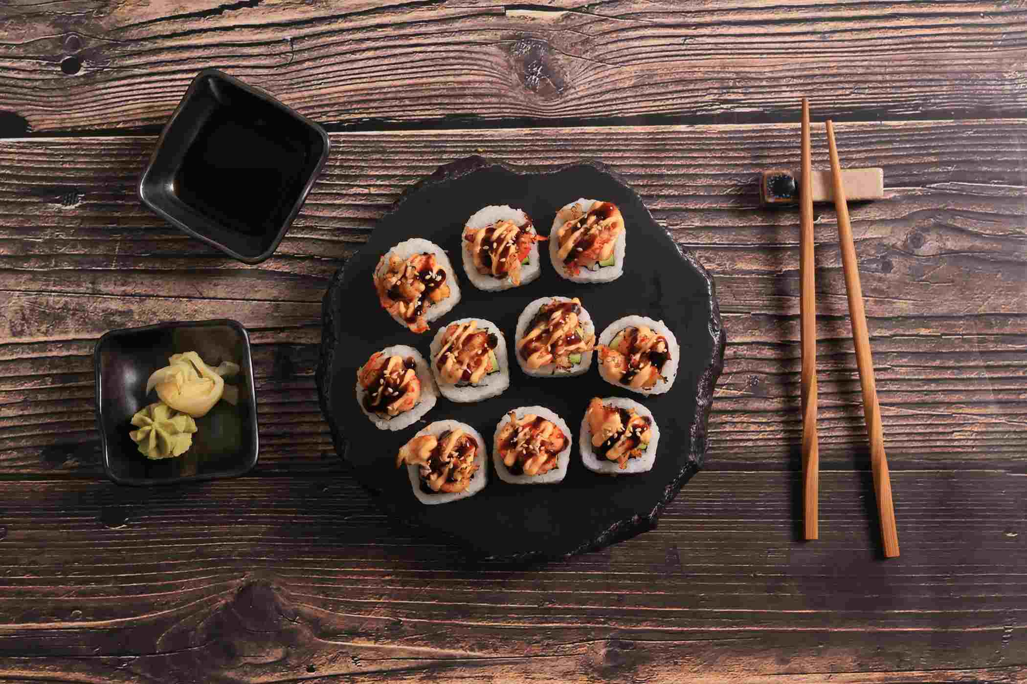 H-E-B Sushiya Crawfish Sushi Roll; image 2 of 4