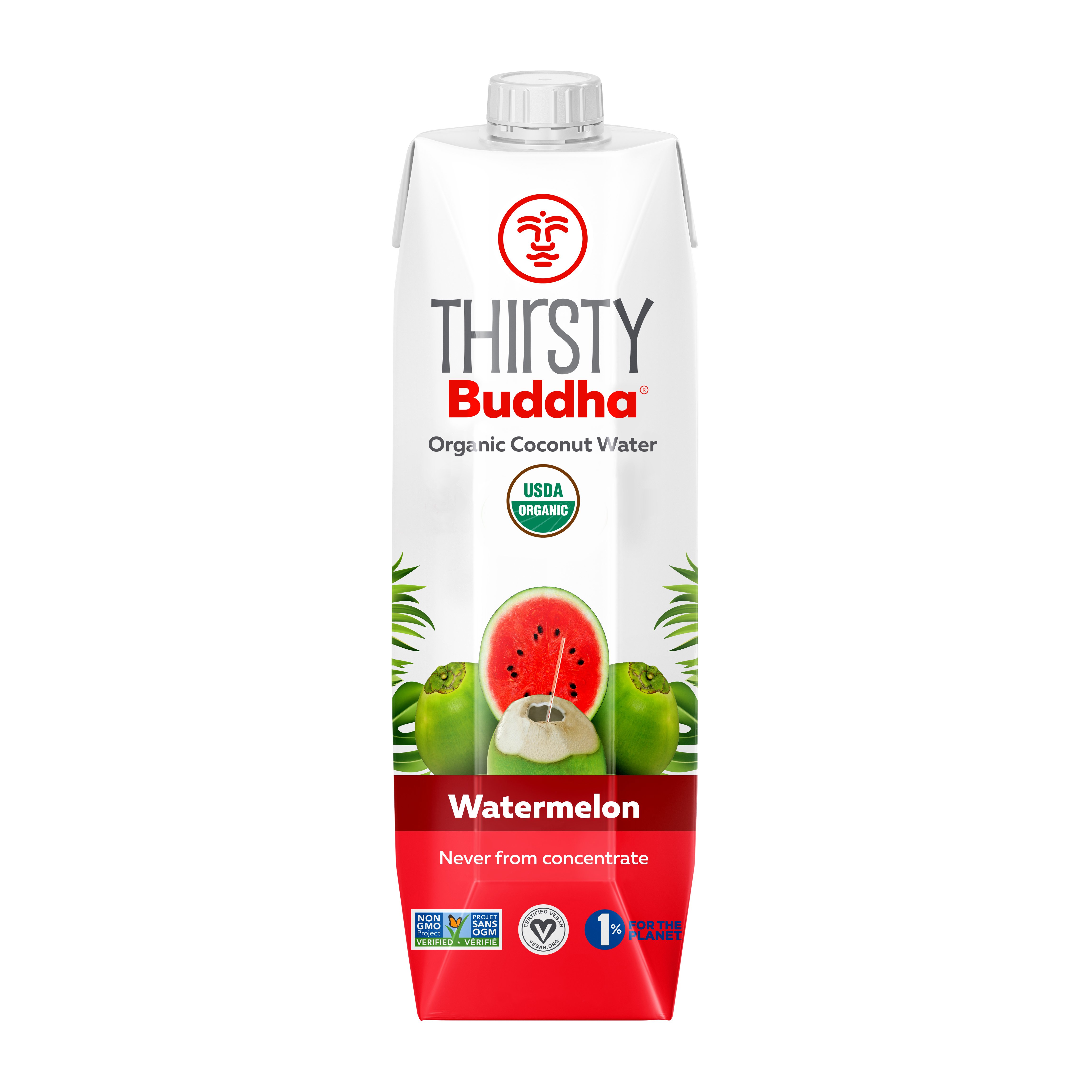 Thirsty Buddha Watermelon Coconut Water Shop Coconut Water at HEB