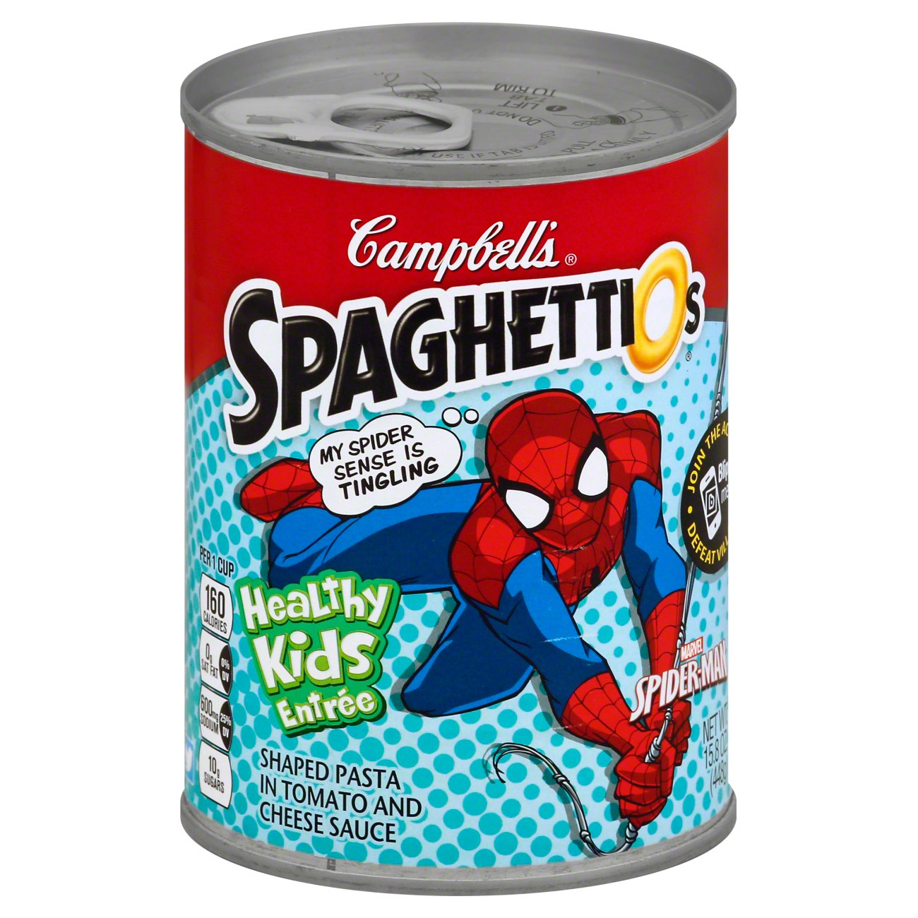 Campbell's SpaghettiOs SpiderMan Shape Shop Pantry Meals at HEB