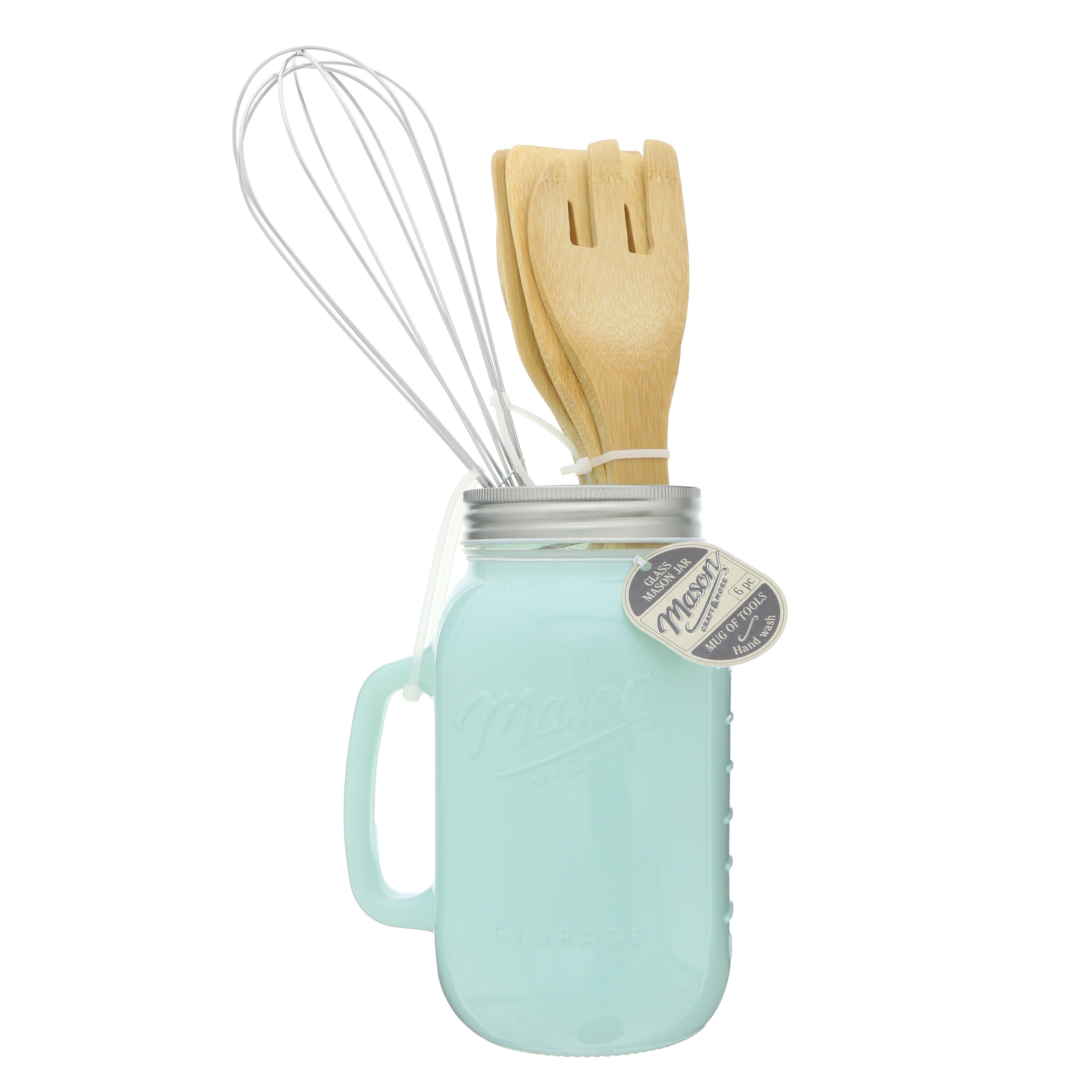 Mason Craft & More Mug Of Tools Aqua Shop Kitchen & Dining at HEB