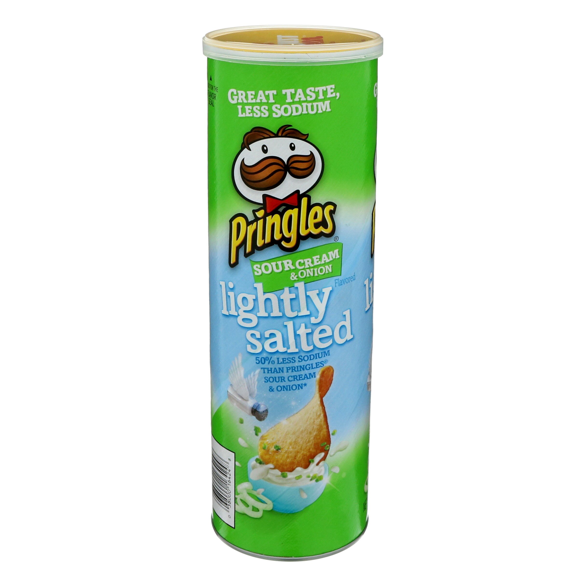 Pringles Lightly Salted Sour Cream & Onion Shop Chips at HEB