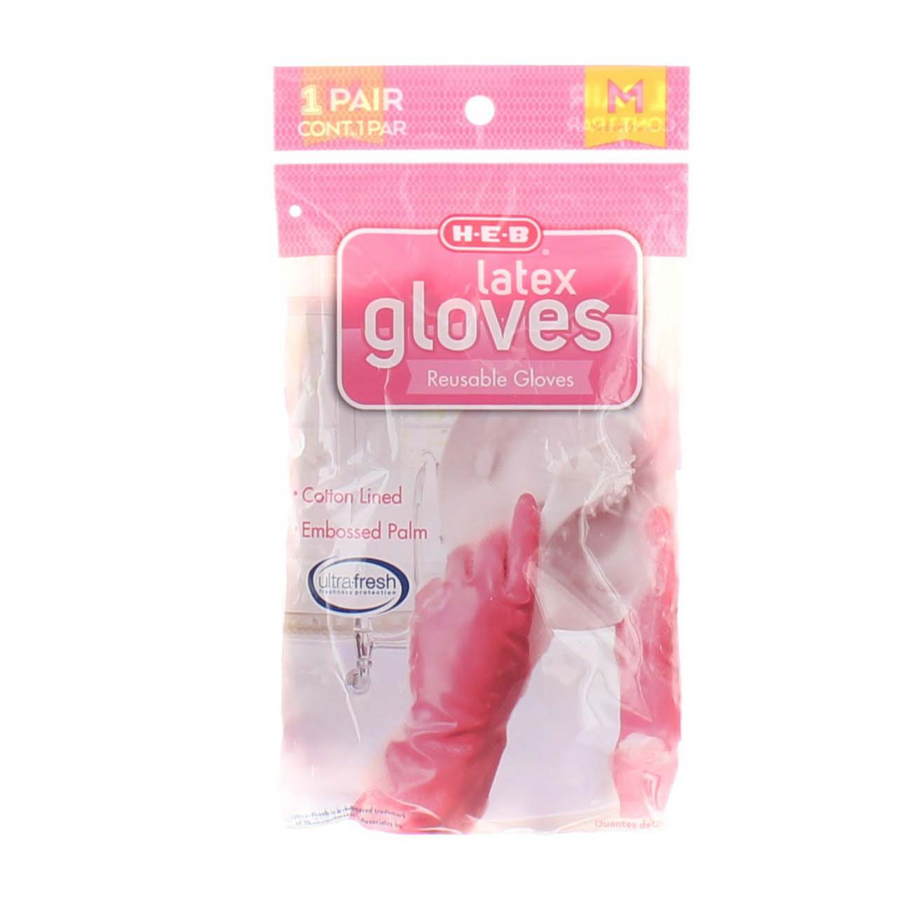 HEB Reusable Latex Gloves Shop Gloves at HEB
