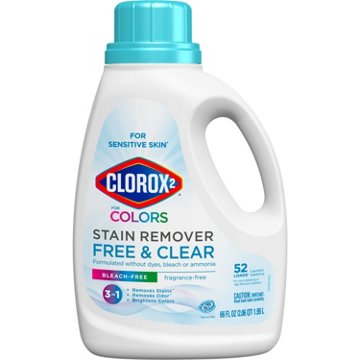 Clorox for Colors Stain Remover and Laundry Additive Bleach Free - Free and Clear, 66 oz