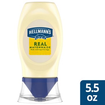 Hellmann's Real Mayonnaise Squeeze Bottle, 5.5 oz