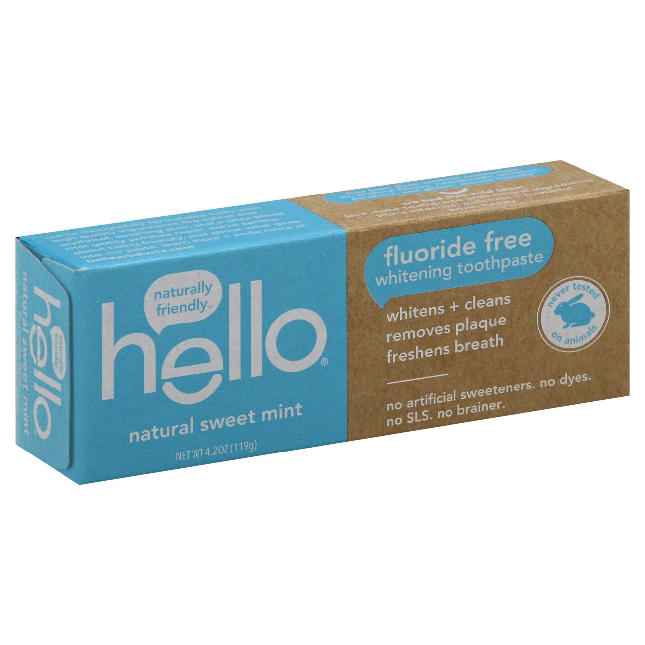 Hello Fluoride Free Natural Sweet Mint Toothpaste Shop Oral Hygiene