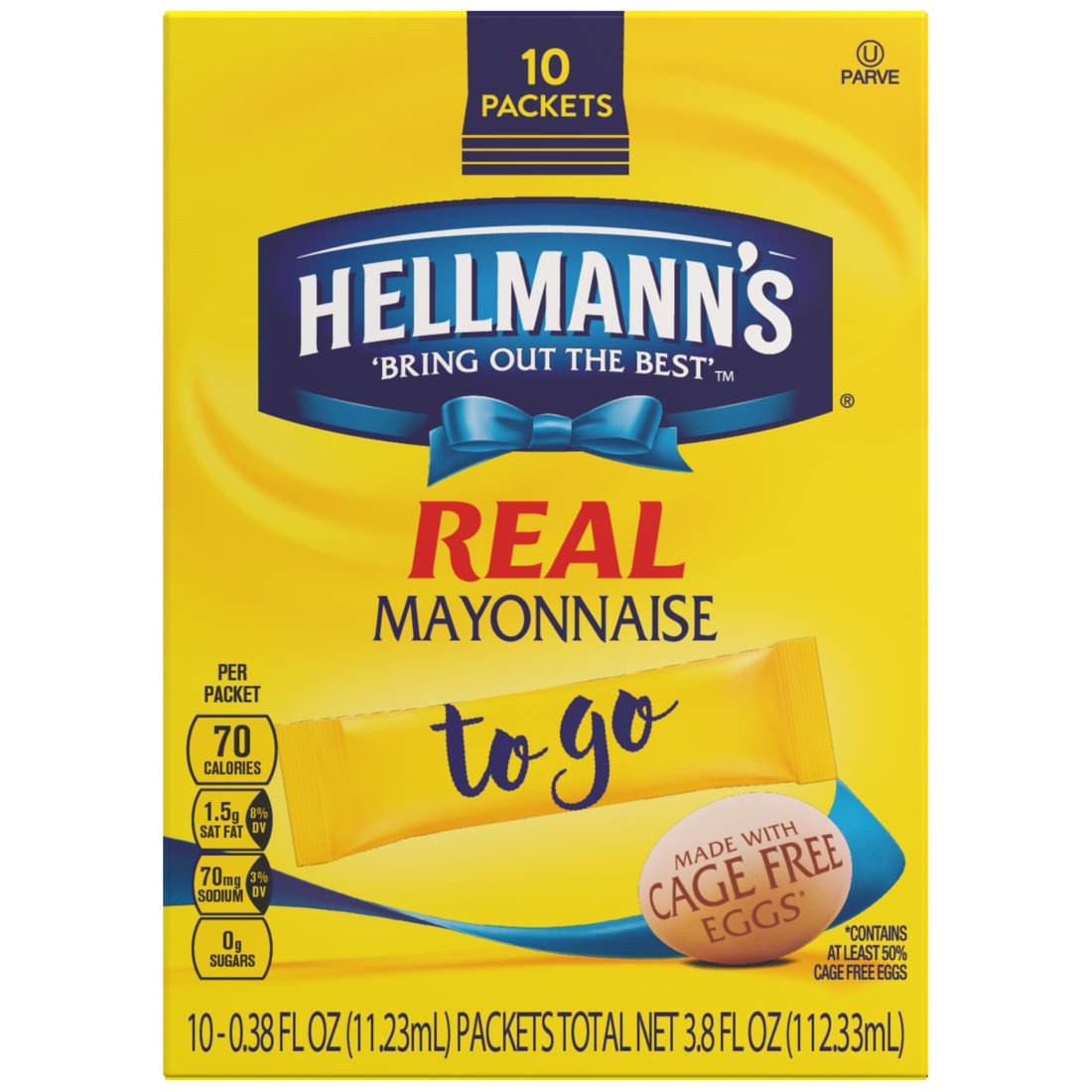 Hellmann's Real Mayonnaise To Go Packets Shop Mayonnaise & spreads at