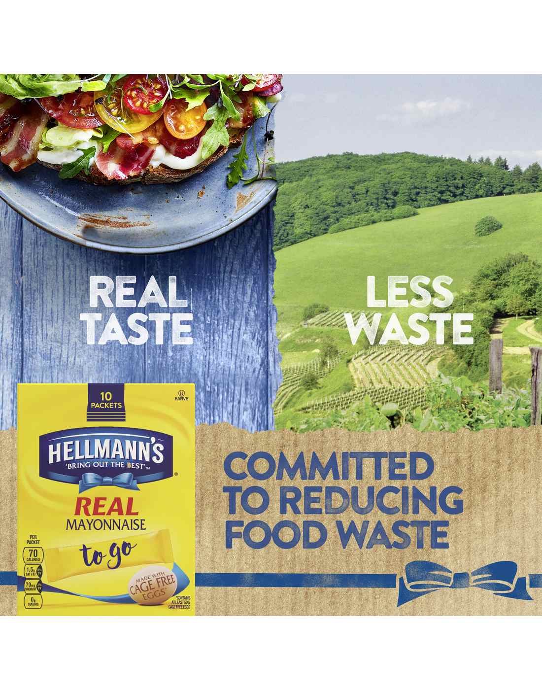 Hellmann's Real Mayonnaise To Go Packets; image 2 of 5