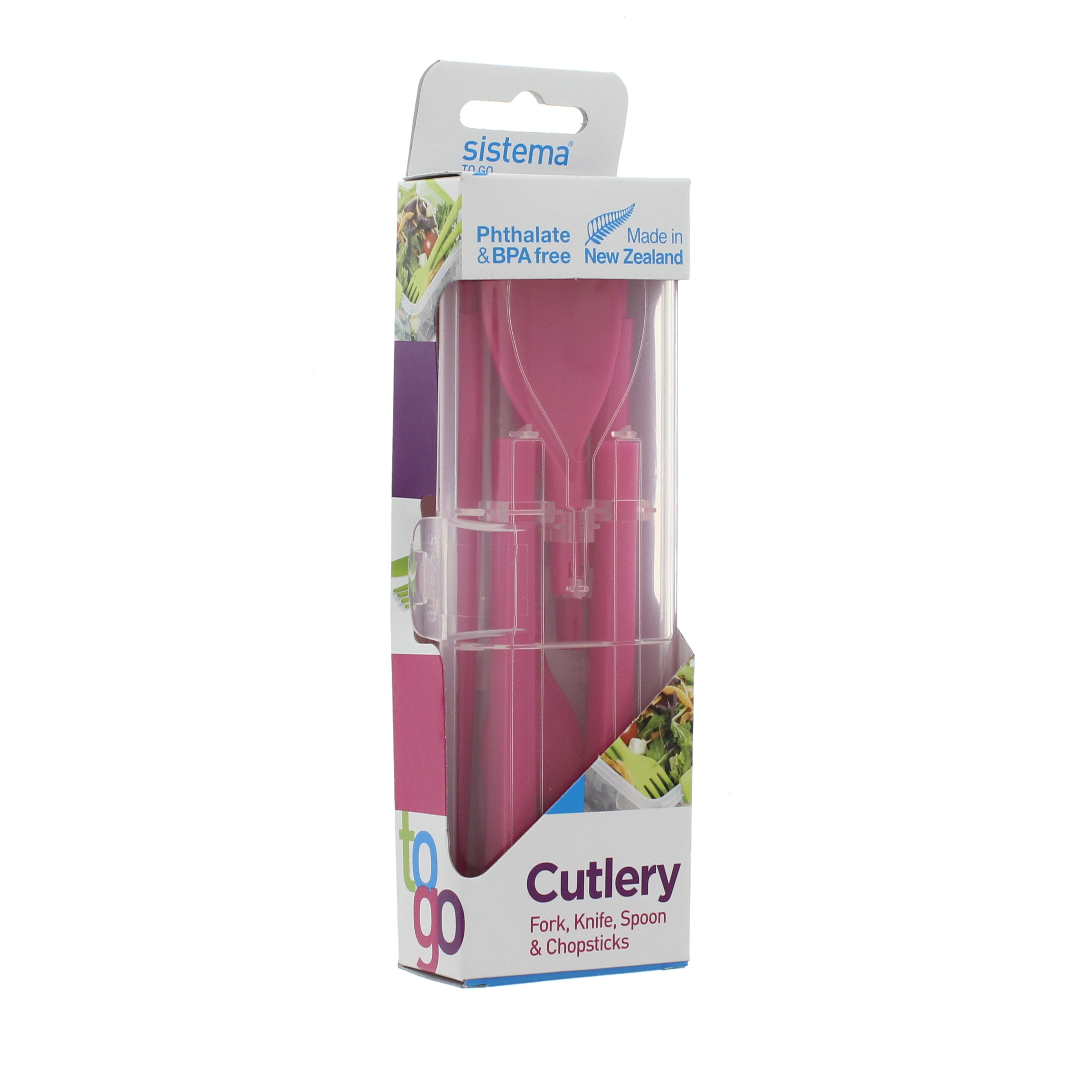 Sistema Cutlery Set to Go, Pink Shop Dishes & Utensils at HEB