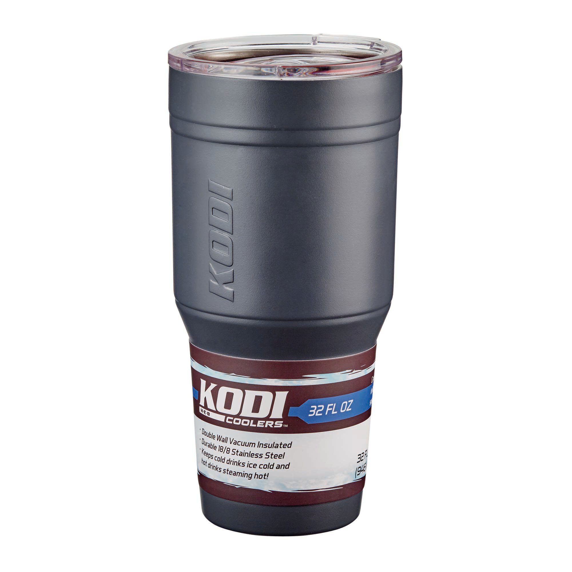 KODI Gray Matte Stainless Steel Tumbler Shop Travel & ToGo at HEB