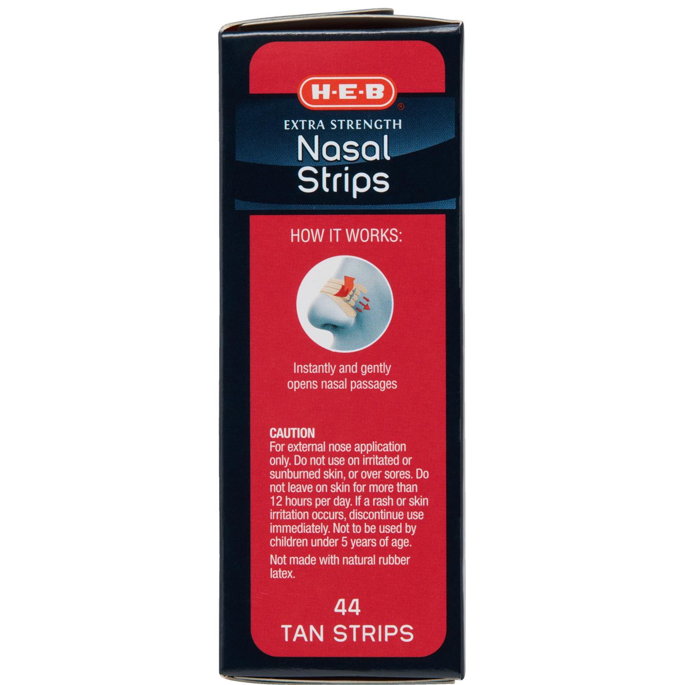 H-E-B Extra Strength Tan Nasal Strips – Value Pack; image 4 of 5