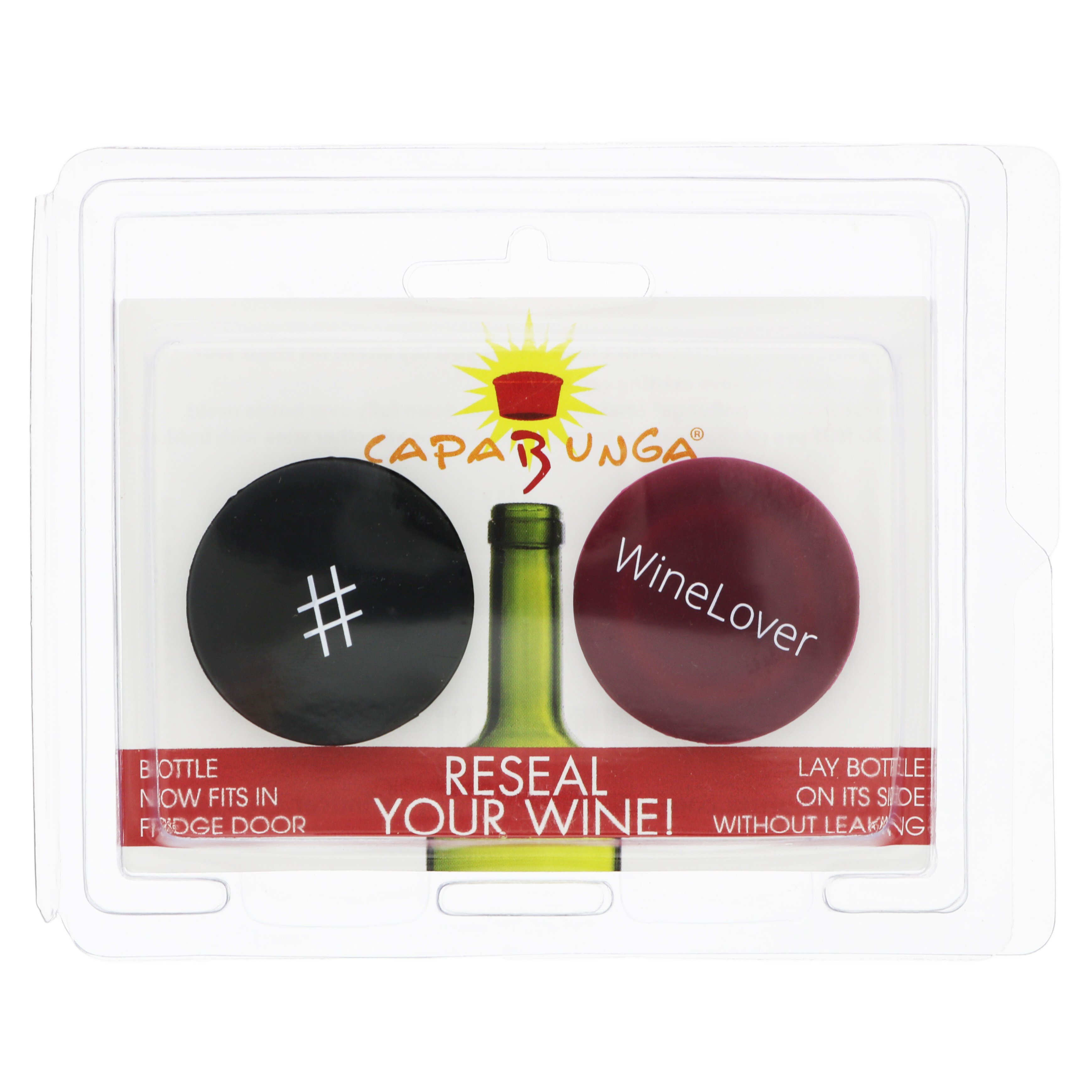 Capabunga Reusable Cap Wine Lover Shop Kitchen & Dining at HEB