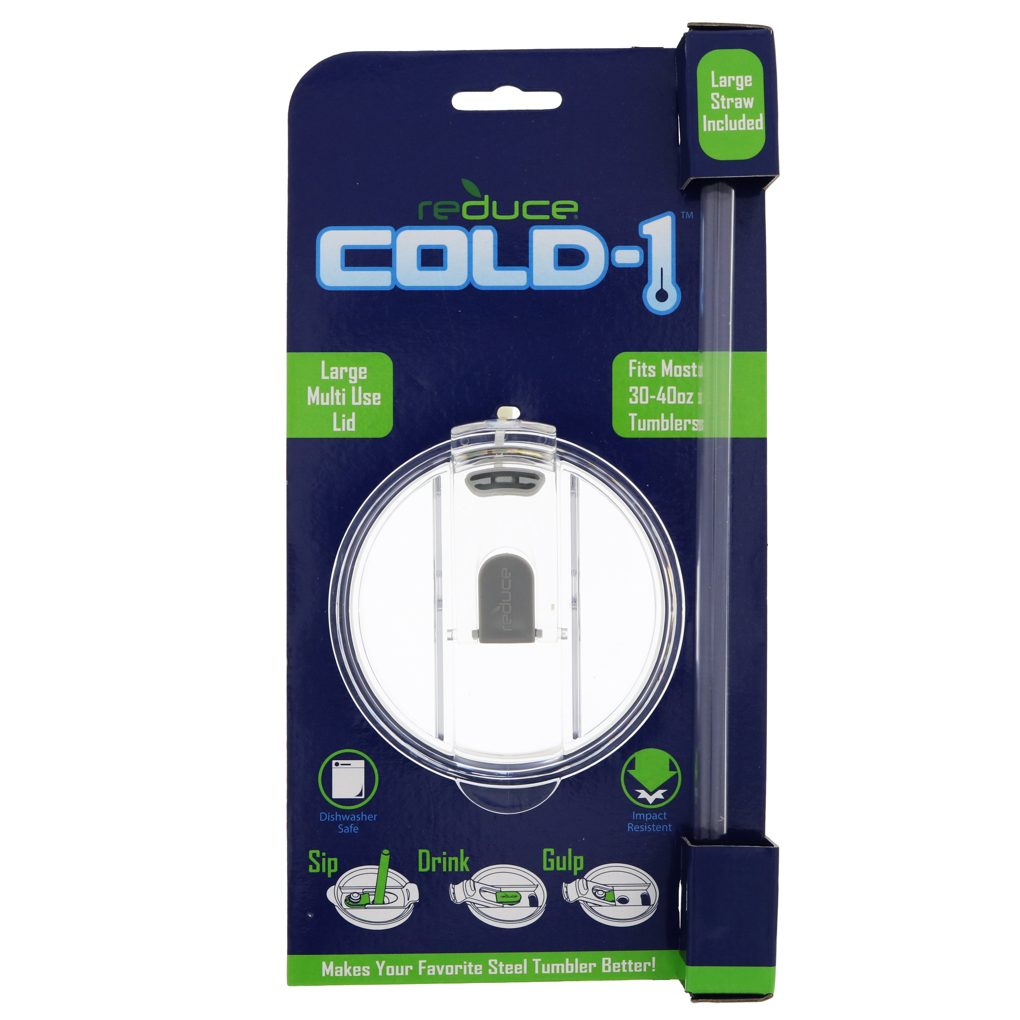 Reduce Cold-1 Large Lid Straw Pack