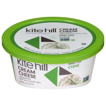 Kite Hill Dairy Free Chive Cream Cheese, 8 oz